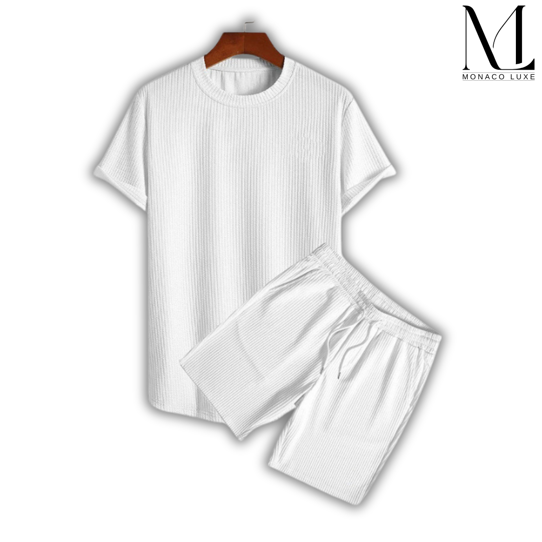 Monaco-Luxe™ | Ensemble d’Été – T-shirt & Short