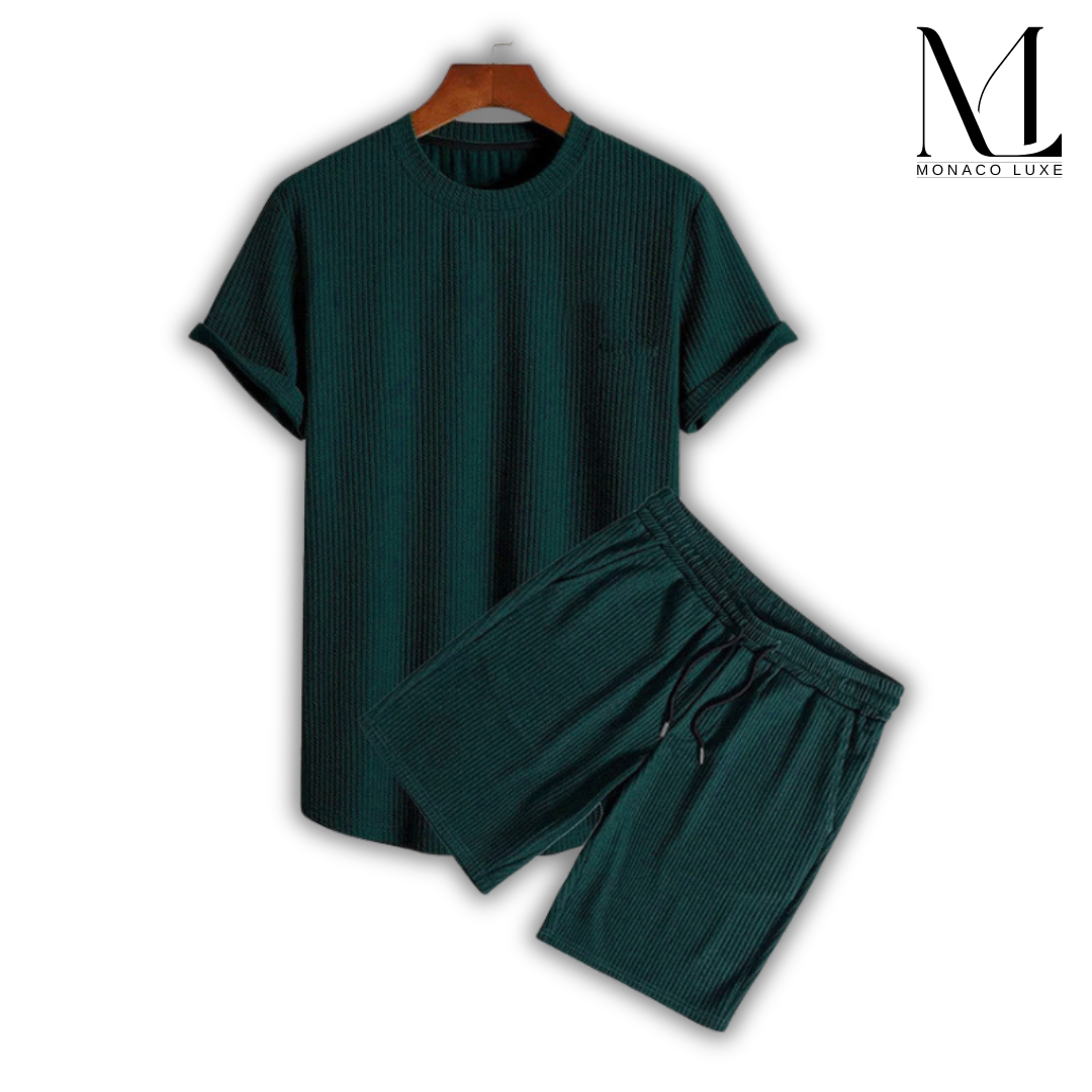 Monaco-Luxe™ | Ensemble d’Été – T-shirt & Short