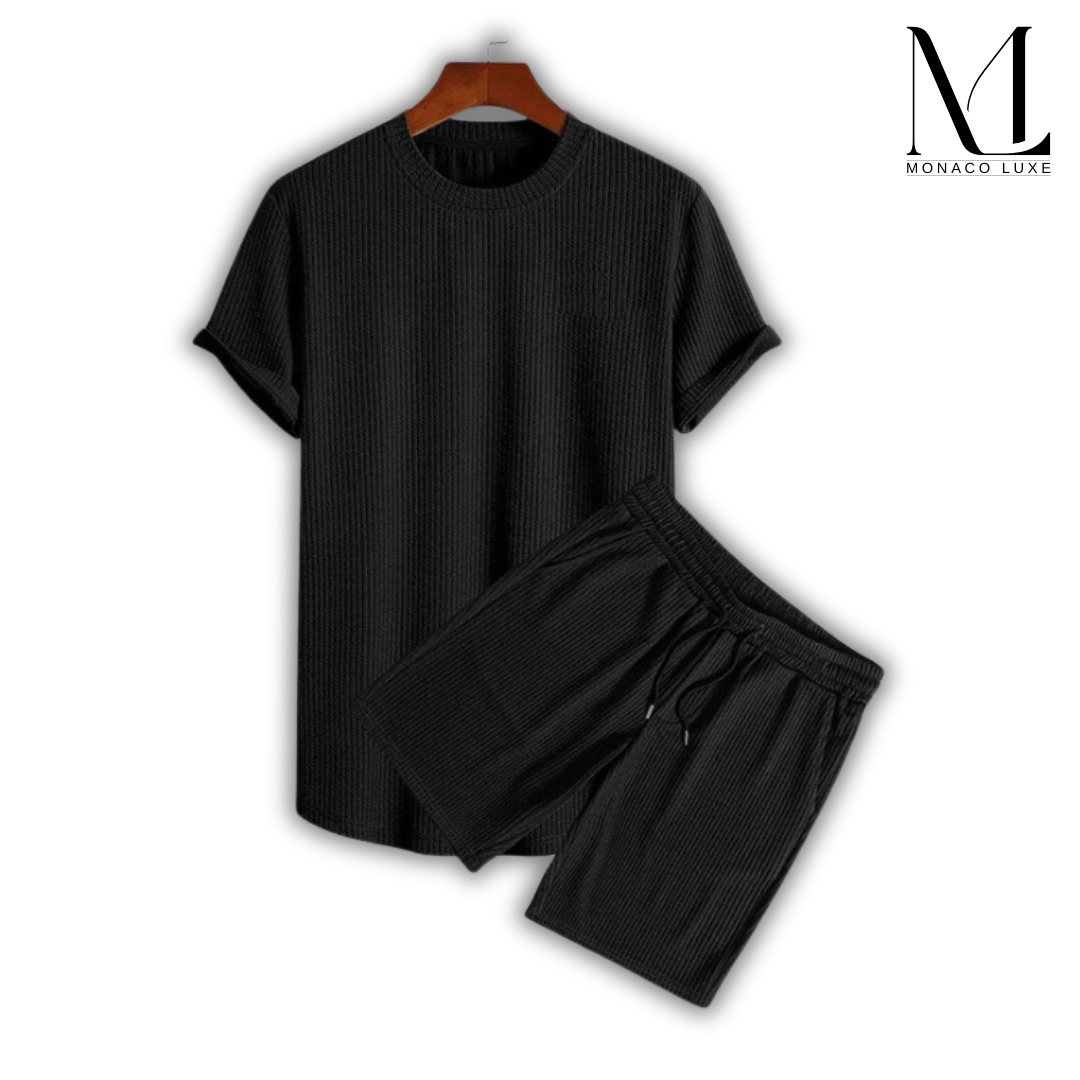 Monaco-Luxe™ | Ensemble d’Été – T-shirt & Short