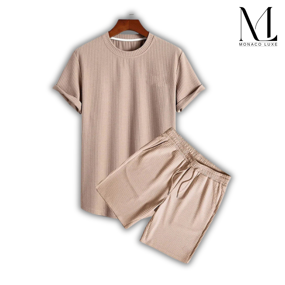 Monaco-Luxe™ | Ensemble d’Été – T-shirt & Short