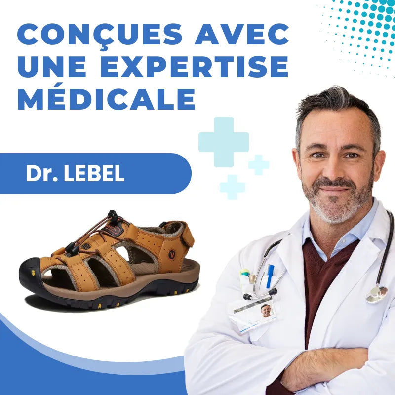 OrthoBreeze™ - Sandales d'été à confort orthopédique homme