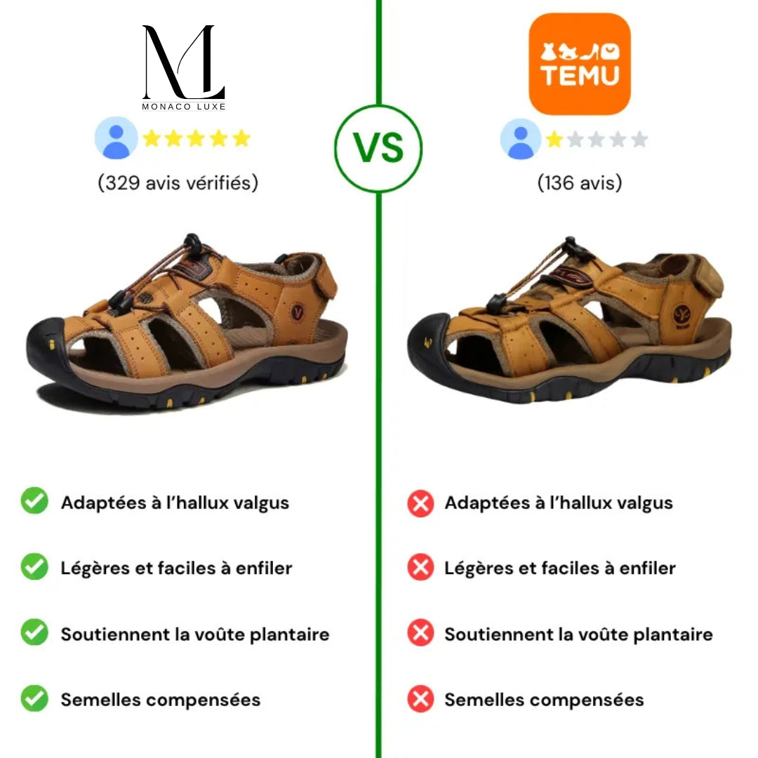 OrthoBreeze™ - Sandales d'été à confort orthopédique homme