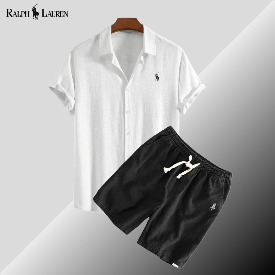 R&L | Ensemble chemise et short en lin