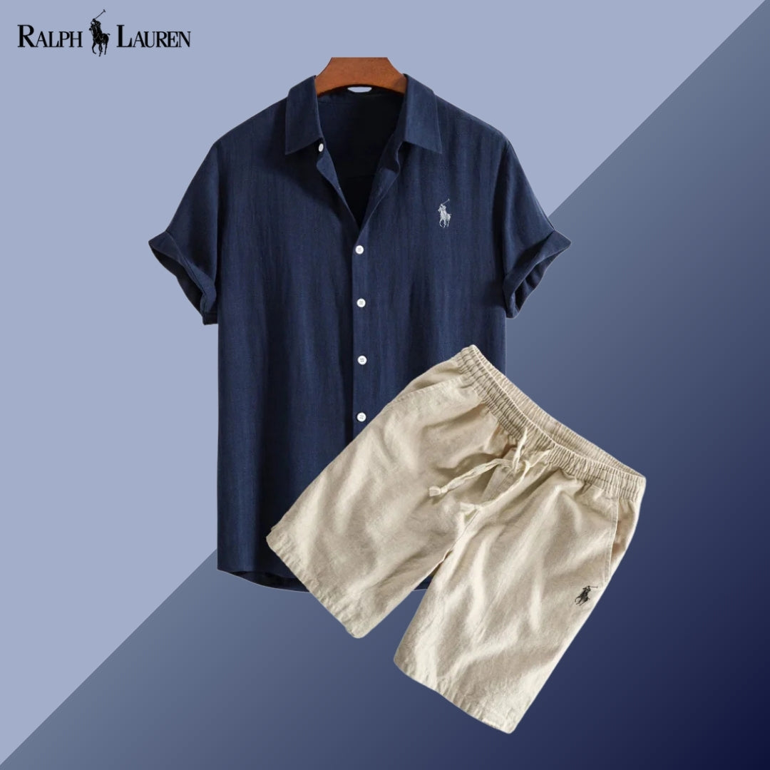 R&L | Ensemble chemise et short en lin