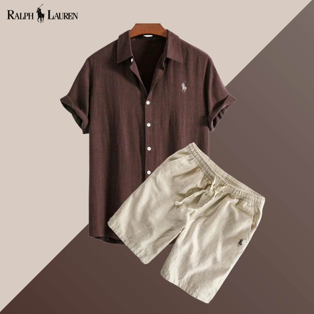 R&L | Ensemble chemise et short en lin