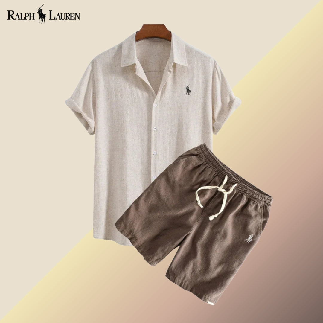 R&L | Ensemble chemise et short en lin