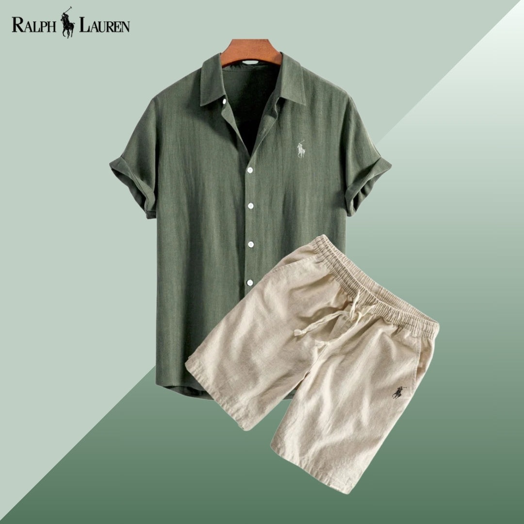 R&L | Ensemble chemise et short en lin
